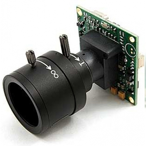 SN-11 CCD 540 – модульная цветная видеокамера CCD матрица SONY 1/3  540 твл. (38мм*38мм)  Вариофокальный  объектив 4мм.-9мм.